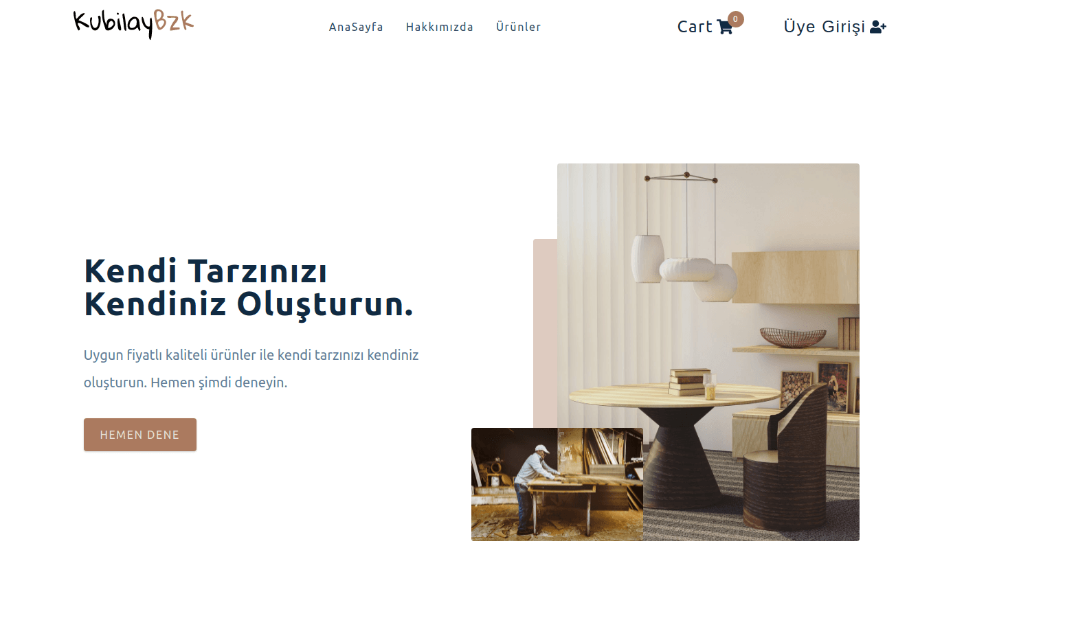 React-E-Ticaret uygulaması
